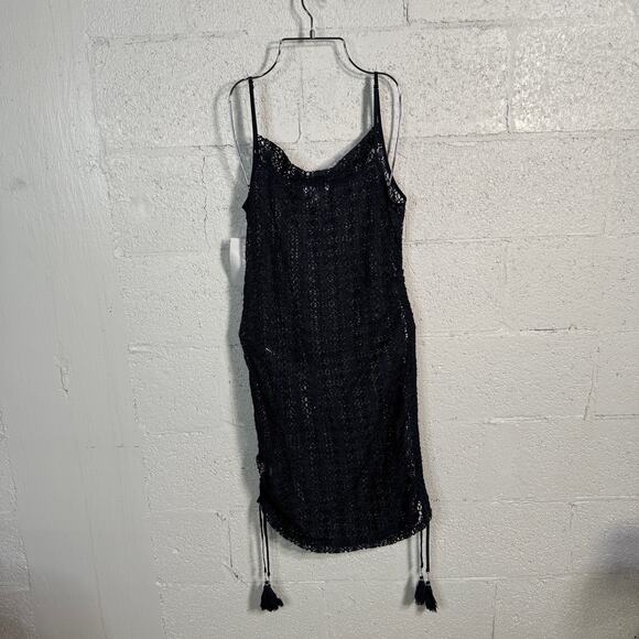 1. State Women's Convertible Tank Dress swim Cover-up navy XL - Picture 7 of 9